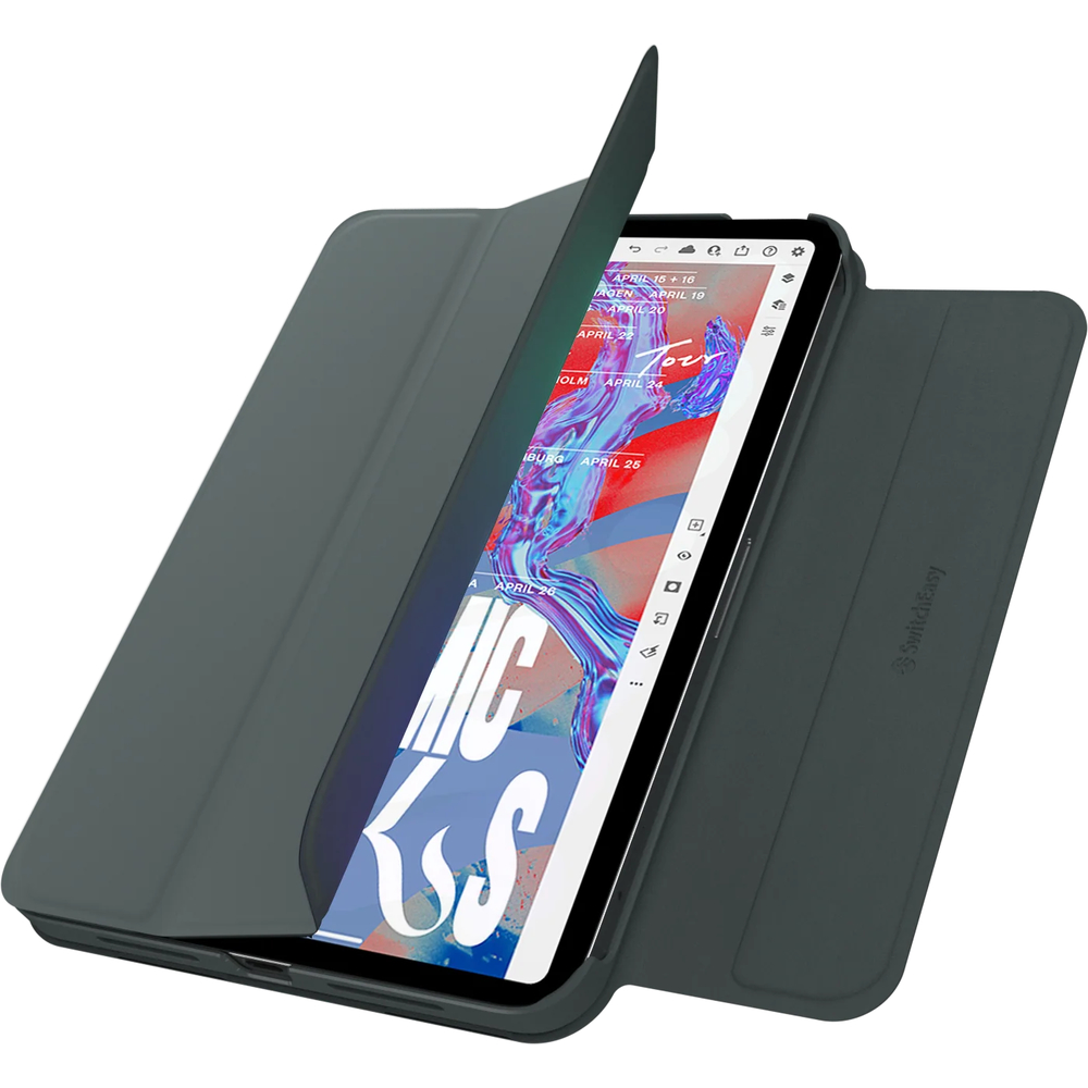 Чехол-книжка SwitchEasy Origami+ для iPad mini 6 - 2021. Цвет: серый.